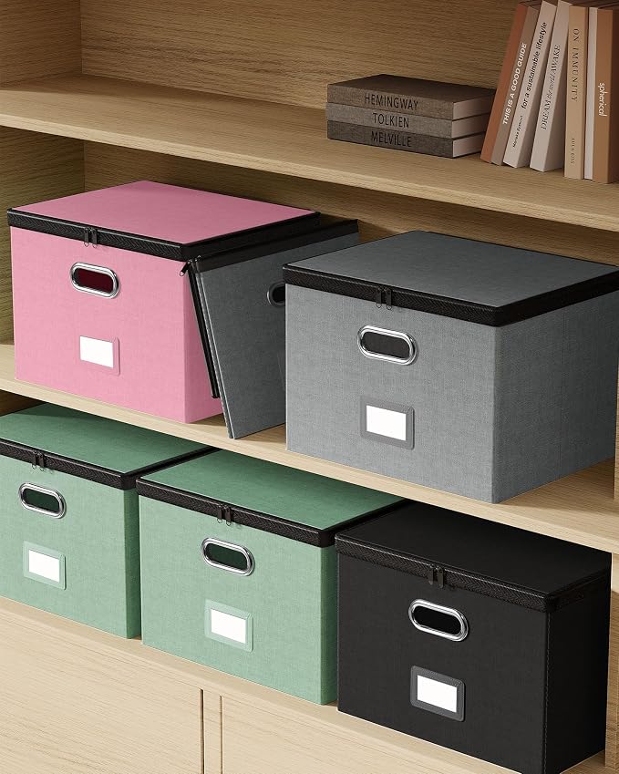 Oterri 2 Pack Large File Organizer Boxes - Image 6
