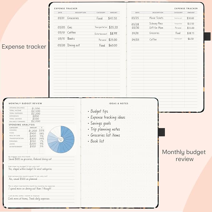 And Per Se Budget Planner and Monthly Bill Organizer, Undated Budget Book - Image 5
