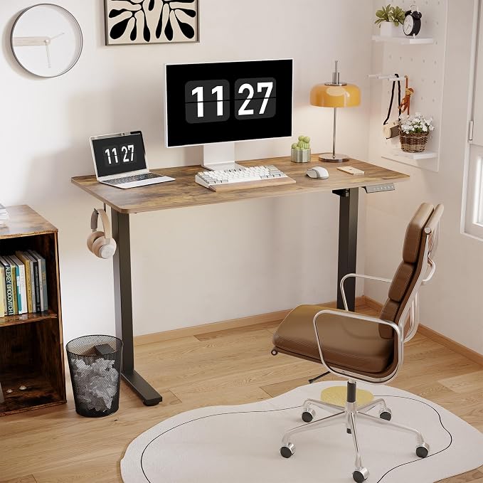 FLEXISPOT One-Piece Electric Standing Desk, 48 x 30 Inches Adjustable Desk - Image 2