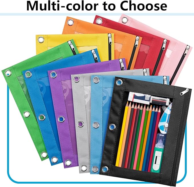 Forvencer Pencil Pouch for 3 Ring Binder, Binder Pencil Case - Image 7