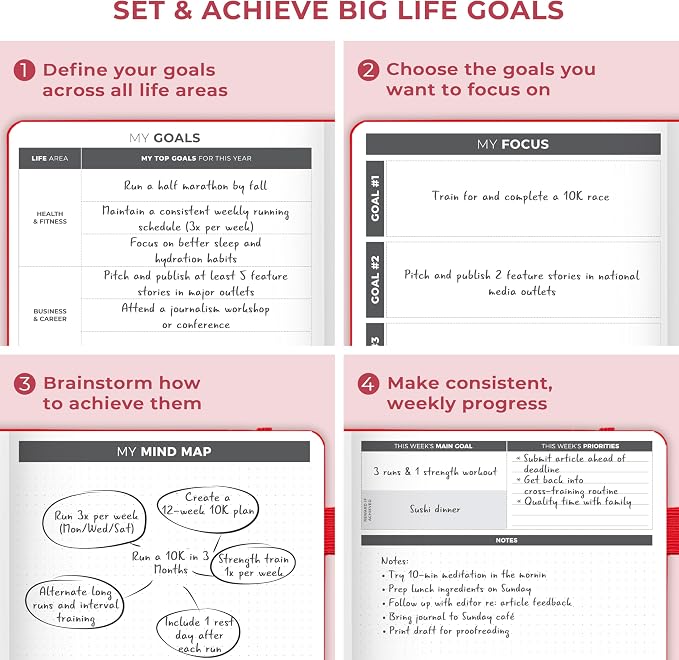 Clever Fox Planner Large – Undated Weekly & Monthly Planner - Image 8