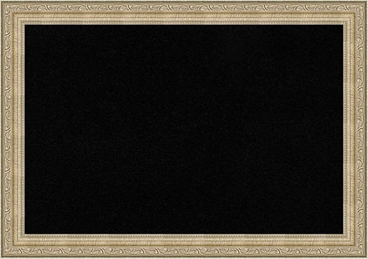 Amanti Art Black Cork Board for Wall, 14x20 Vision Board with Gold Frame, Small Corkboard Office Decor for Home Organization, Traditional Corkboard Pinboard to Display Items for Home Organization in-DeskLoop Office