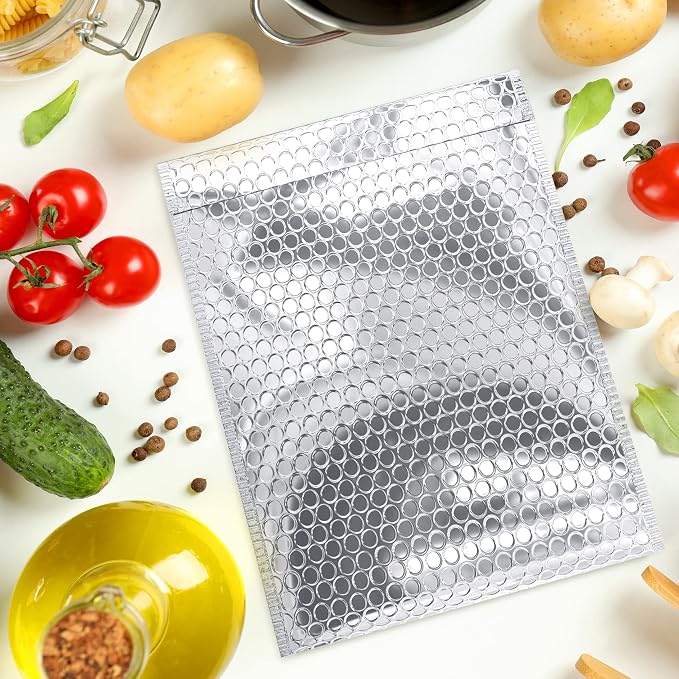 Amiff Silver Thermal Bubble Mailer, 18 x 22 Inches. 50 Pack Metallic Bubble - Image 7