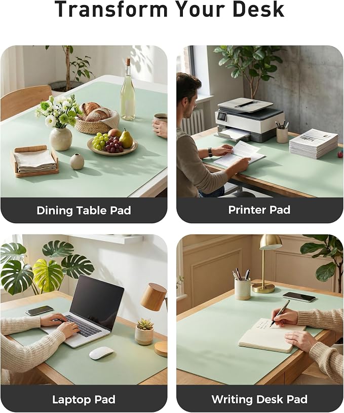 Aothia Faux Leather Desk Mat - Image 6