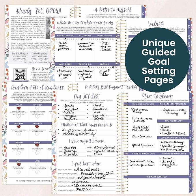 bloom daily planners 2026-2027 Academic Year Pocket Planner 13 Months - Image 4
