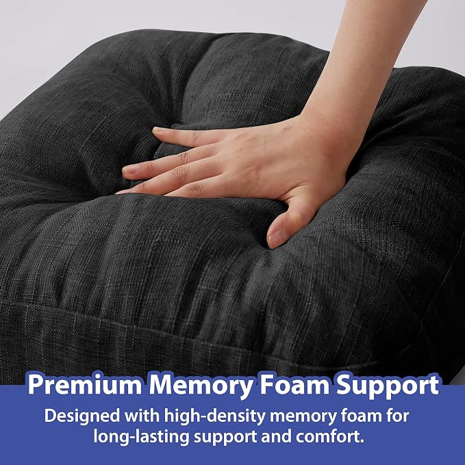 IASEAHK Chair Cushions, Foam Dining Chair Cushions, Tufted Indoor Chair Pads - Image 5