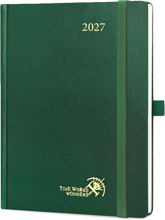 POPRUN 2027 Planner Weekly and Monthly, 6.5" x 8.75" Calendar, Jan 2027- Dec by POPRUN