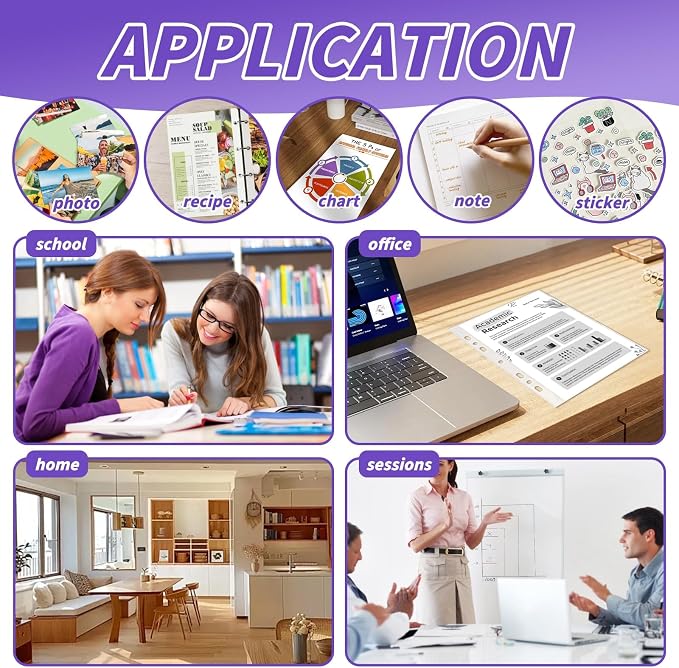 VOKOY 200 Pack 5.5x8.5 Inch Sheet Protectors - Image 5