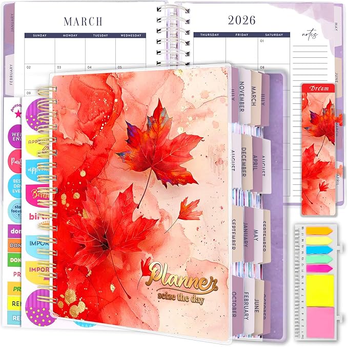 Planner 2026-2027, 18 Months Large Academic Daily Weekly Monthly Planner by Arundhati