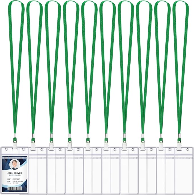 Marspark 20 Pcs ID Badge Holder by Marspark