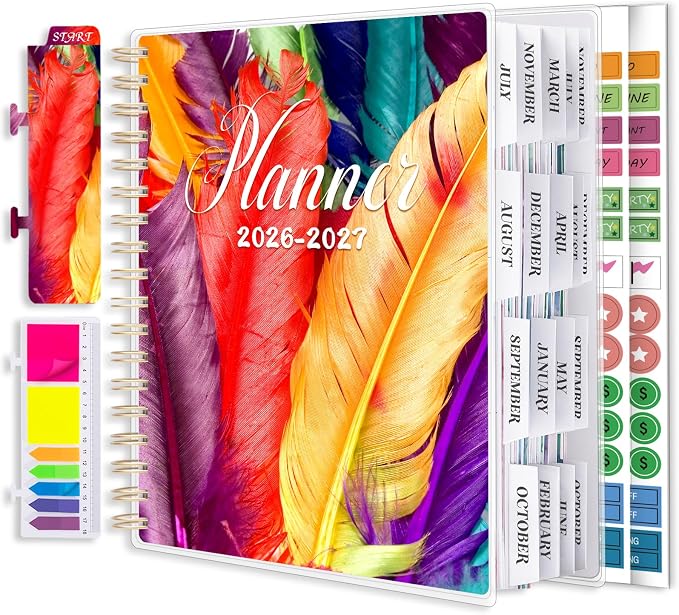 Planner 2026-2027, Large 18 Months Academic Daily Weekly Monthly Planner Yearly by Montcool