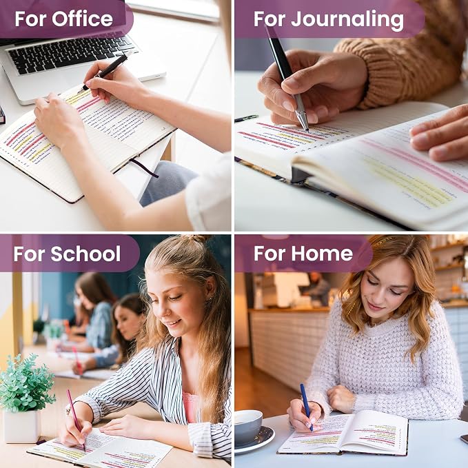 Lined Journal Notebook for Women & Men, Hardcover Leather Journal for writing - Image 6