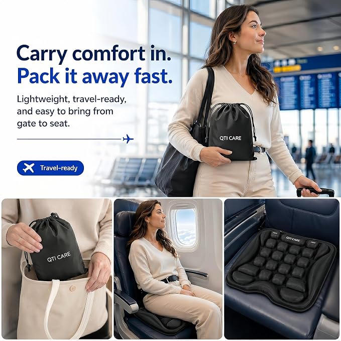 Airplane Seat Cushion, Air-Cell Travel Cushion - Image 4