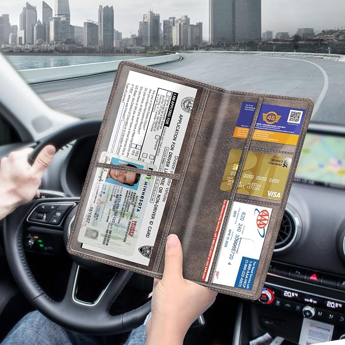 FINPAC Car Registration and Insurance Card Holder, Vehicle Glove Box Card - Image 5
