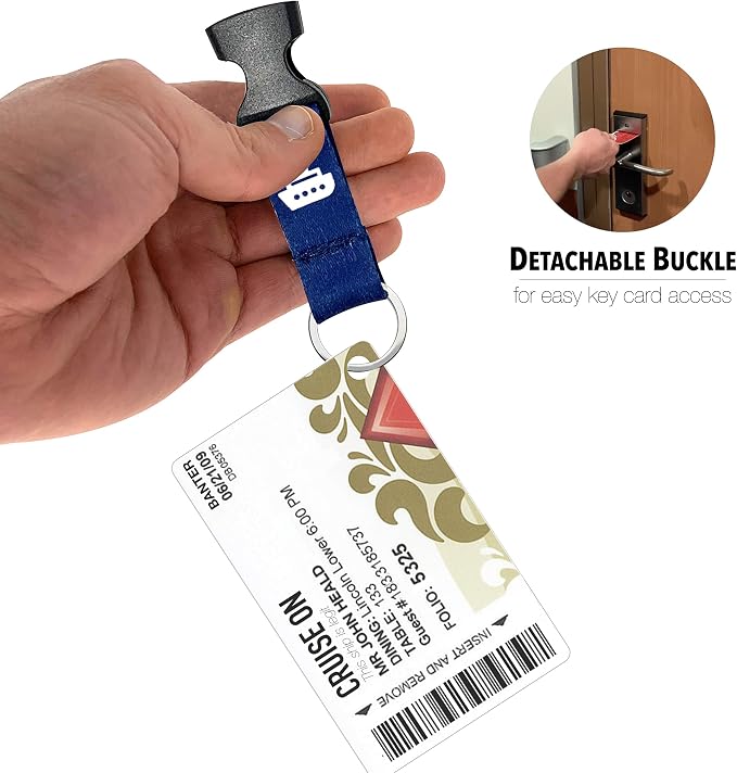 Cruise On Cruise Lanyard for Ship Cards – 2-Pack Retractable Badge & Waterproof - Image 4