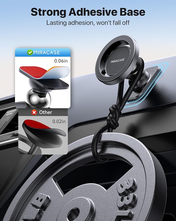 Miracase Latest Upgrade for MagSafe Car Mount Small Phone Holders for Your Car - Image 4