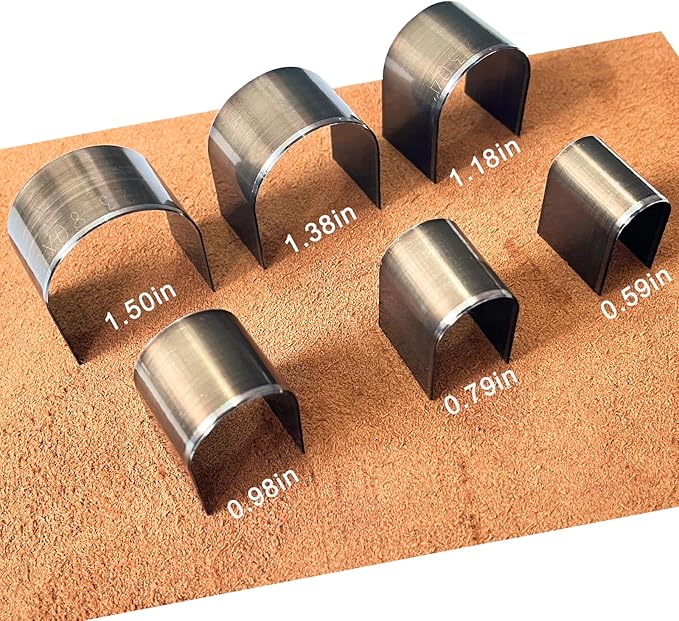 18 Pieces Leather Corner Punch Set, Leather End Punch Tool High Carbon Steel Corner Cutter Tools, Corner Trimmers Punch with Mat & Box, Edge Trimmer for DIY Leathercrafts-DeskLoop Office