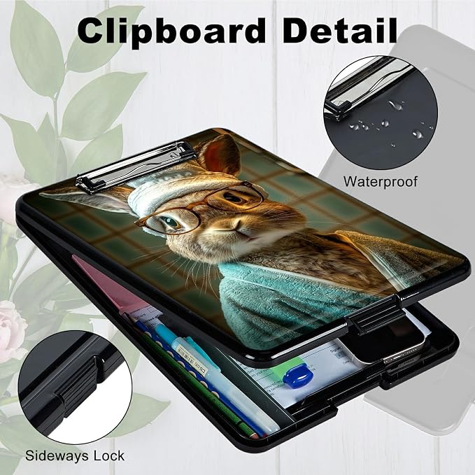 Heavy Duty Storage Clipboard, Slim Nursing Clipboard - Image 3