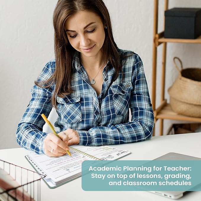 Planner 2026–2027, Academic Monthly Weekly Spiral Calendar, July 2026 – June - Image 7