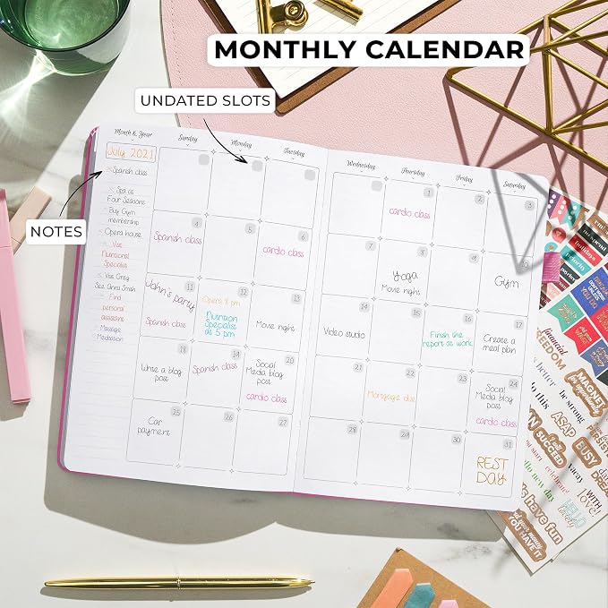 GoGirl Weekly Schedule Planner – Hourly Work & Life Planner - Image 4