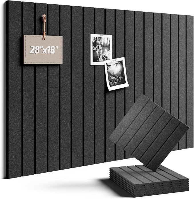 Felt Bulletin Board Tiles -28"x18" by FLUXYNARA