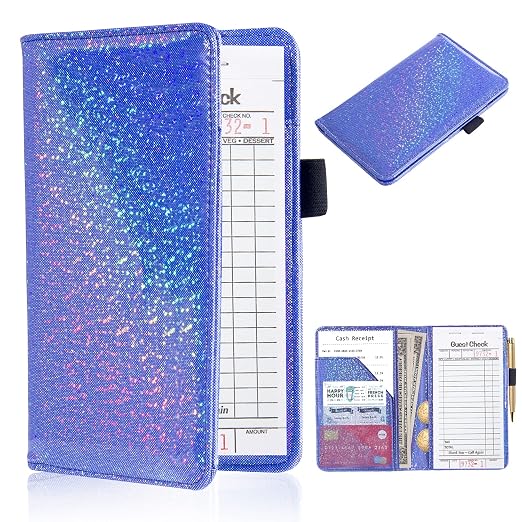 ACdream Server Books for Waitress, Guest Book Note Pad, Cute Pocket Leather by ACdream
