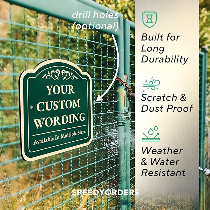 Custom Decorative Outdoor Metal Signs - Image 6