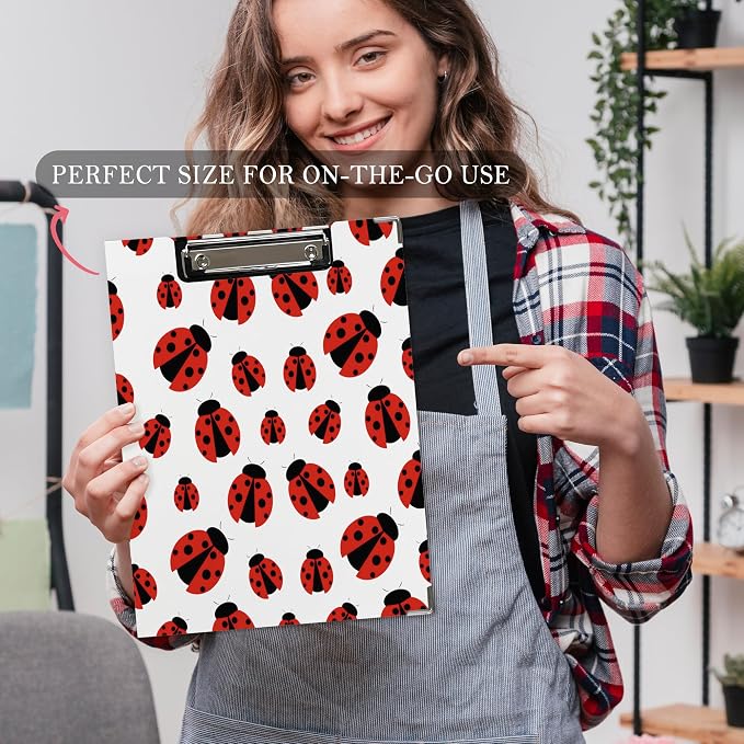 Cute Red Ladybug Clipboard Folio - Image 5