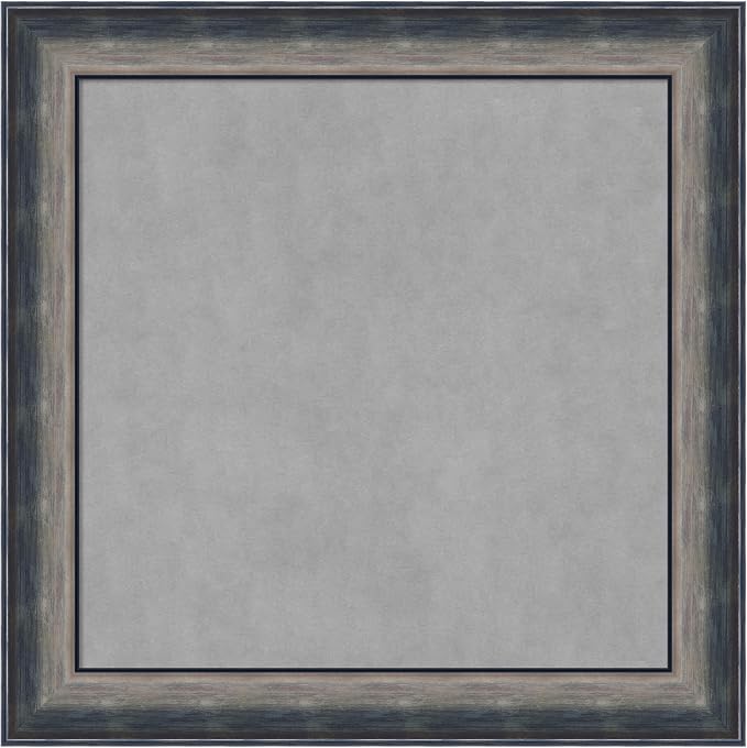 Amanti Art Silver Framed Magnetic Board 30x30 Medium Vision Board by AmantiArt
