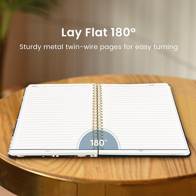 Taja Lined Spiral Journal Notebook - Image 4