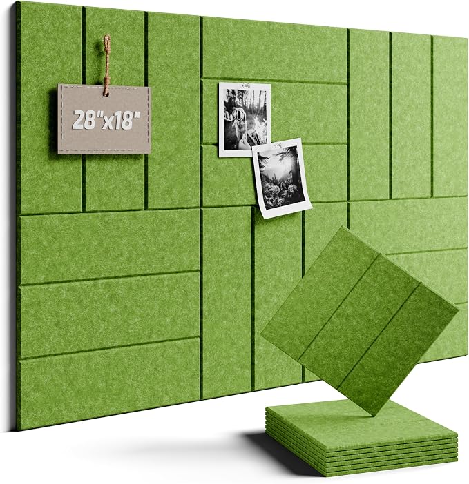 Felt Bulletin Board Tiles -28"x18" by FLUXYNARA