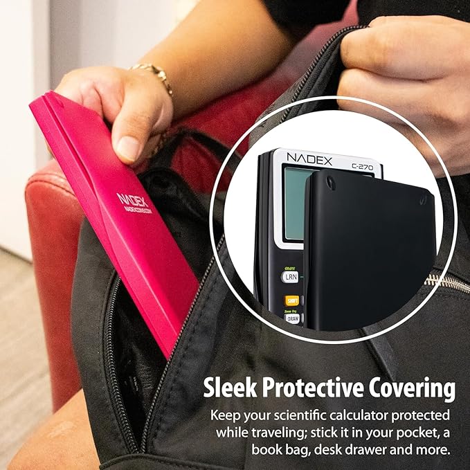 Scientific Calculator with Graph Functions for College and High School Students, Engineering, Advanced Mathematics, Calculus, Algebra, Geometery, Trigonometry, Statistics, Physics, Chemistry - Pink-DeskLoop Office