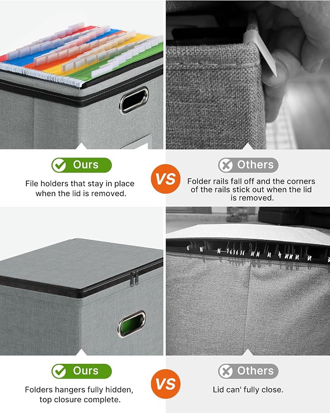Oterri 2 Pack File Organizer Boxes - Image 4