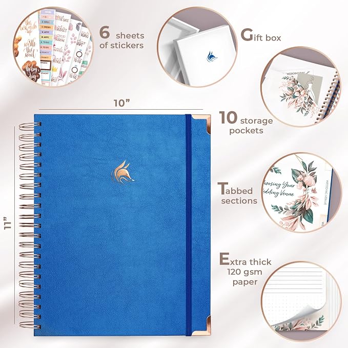 Clever Fox Wedding Planner – Notebook Organizer - Image 6