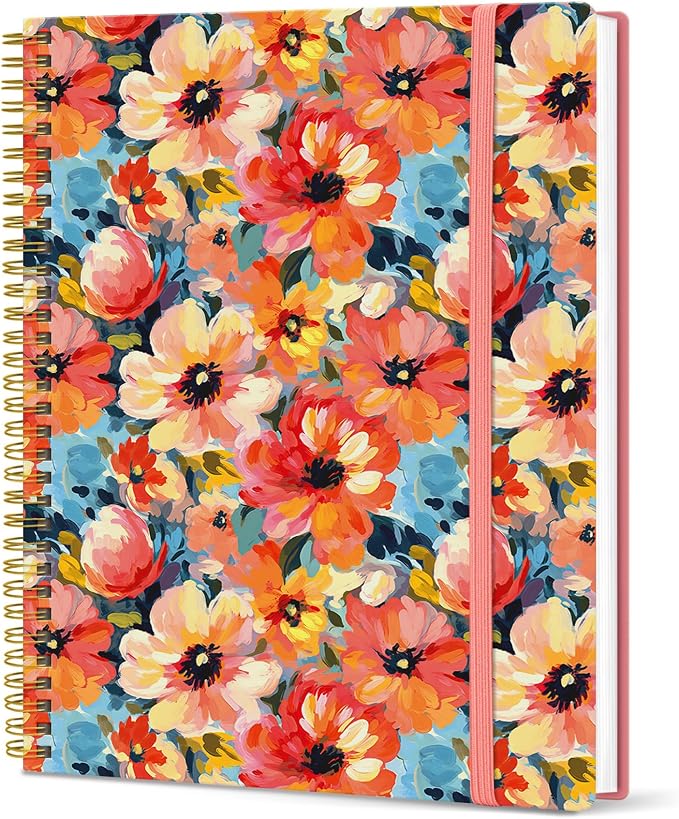 Taja Large Spiral Lined Journal by Taja