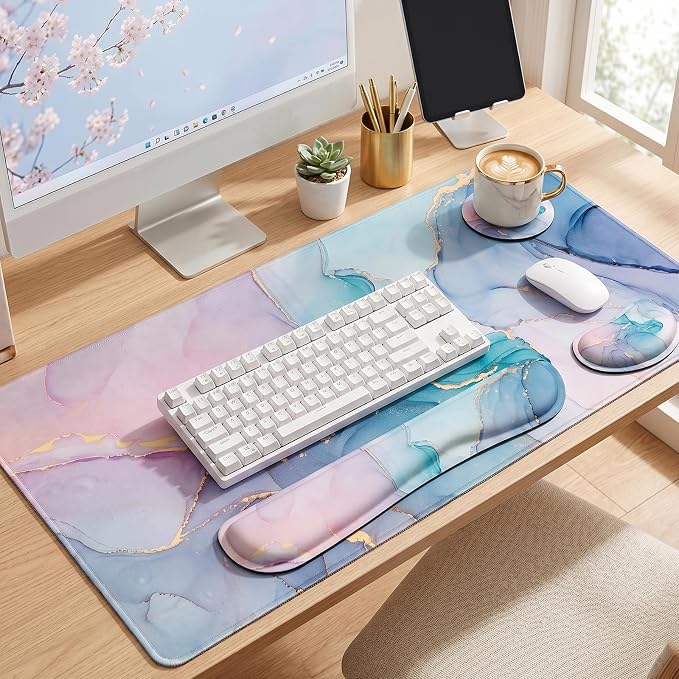 Lateefah Desk Mat, Extended Mouse Pad - Image 2