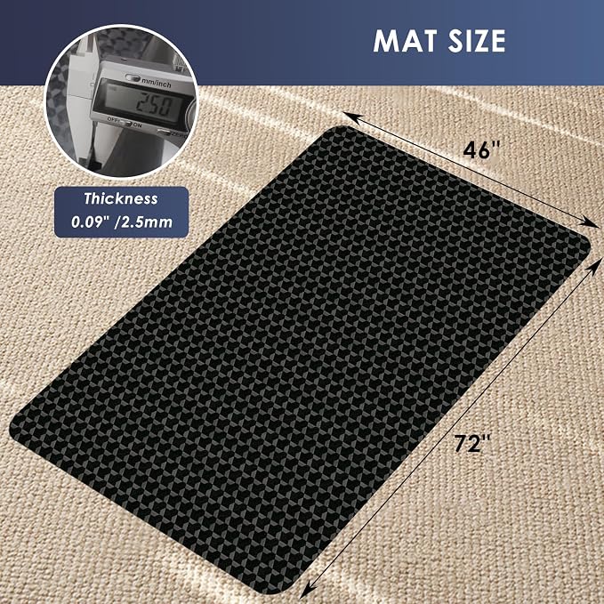 Vicwe Office Chair Mat for Carpet, Heavy Duty Chair Mat - Image 7