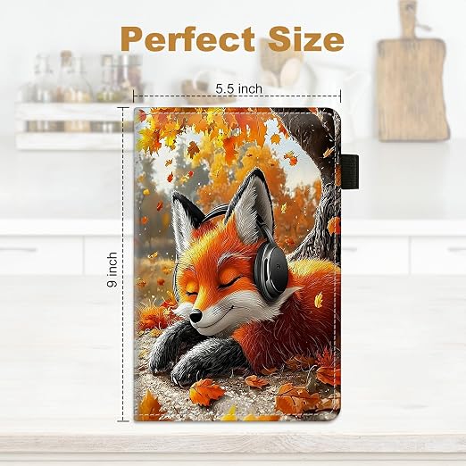 Fox Wearing Headphones Large Server Book - Image 2
