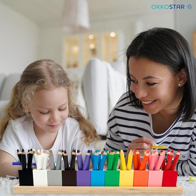 Montessori Crayon Holder for Kids - Image 9