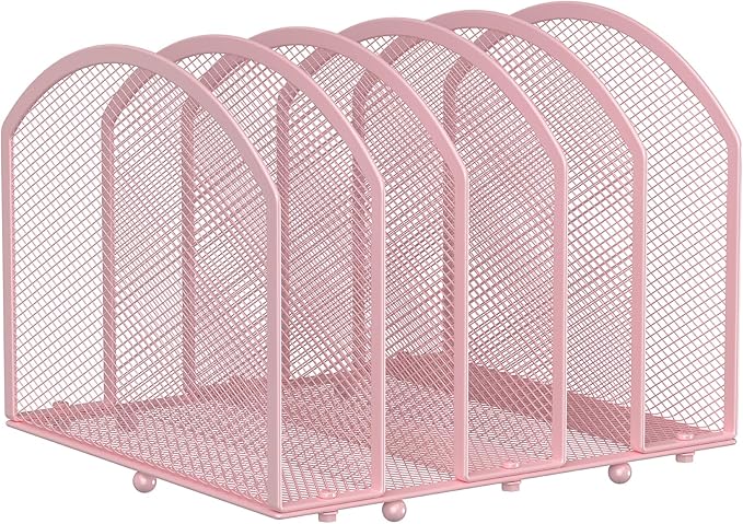MINDEPOT Desk File Organizer 5 Sections Desktop Organizer File Sorter Office by MINDEPOT