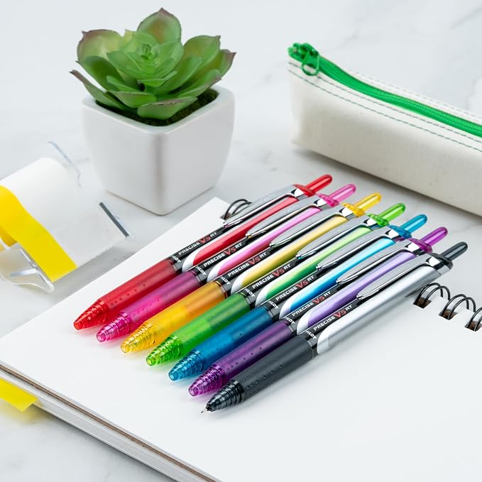 Pilot Precise V5 RT Refillable & Retractable Rollerball Pens, Extra Fine Point - Image 2