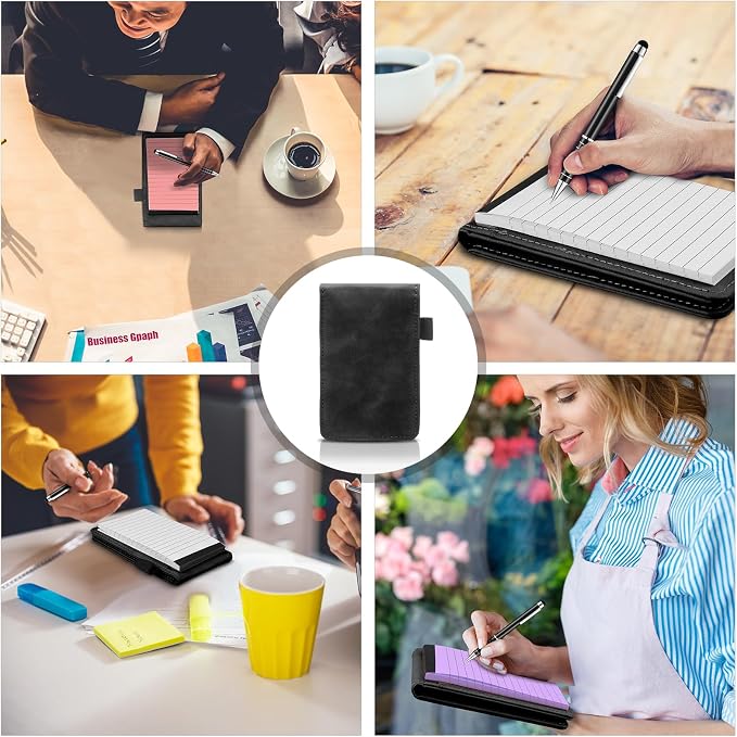 Outus 10 Pcs Mini Pocket Notepad Holder Set Included Mini Pocket Notepad Holder - Image 4