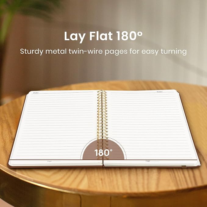 Taja Lined Spiral Journal Notebook - Image 4