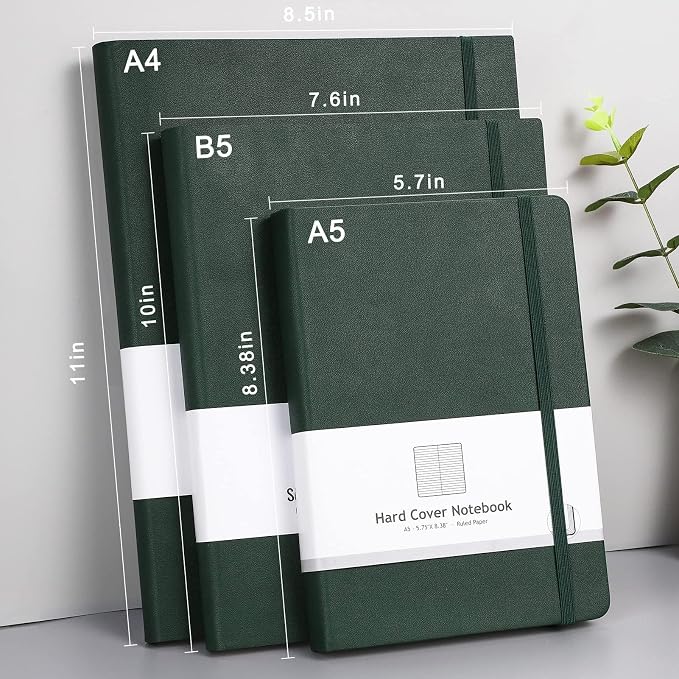 AHGXG Large A4 Notebook College Ruled - Image 8
