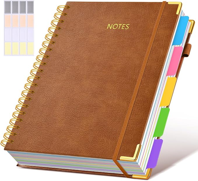 Hardcover Spiral Notebook 8.5"x11" Journal by dilitego