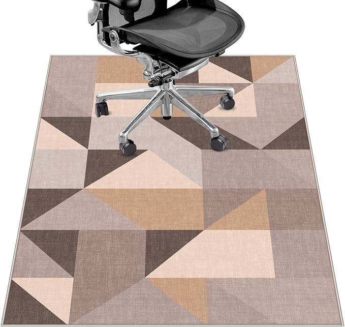 Office Chair Mat for Hardwood Floor&Tile Floor, Under Desk Rug for Rolling by LreedyMat