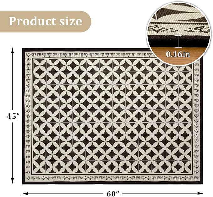 Office Chair Mat for Hardwood Floor, Machine Wash - Image 7