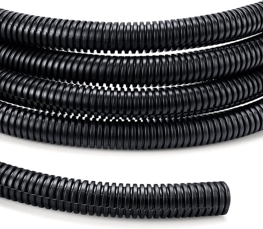 Wire Loom 3/8 inch 10ft, YCLYC Split Loom, Outdoor Cord Protector, Flexible by YCLYC