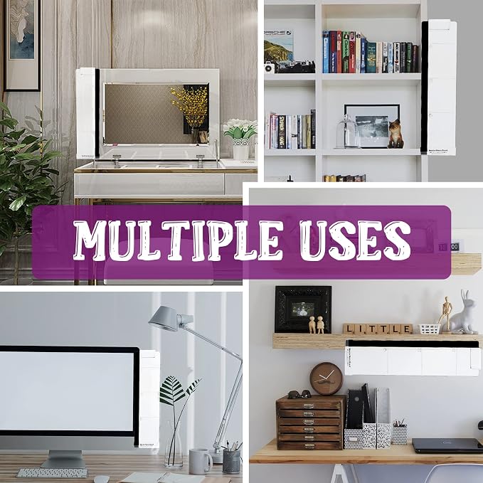 Office Desk Accessories 2pcs Computer Monitor Memo Board Multifunction Message - Image 6