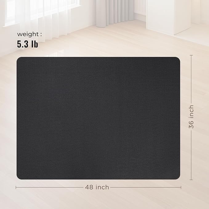 Office Chair Mat for Hard Floors, Heavy Duty Floor Protector Rolling Chairs for - Image 5